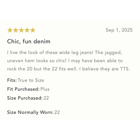 NWT Size 22W - The Adi Regenerative Cotton Mid-Rise Flare Jeans (NWT US$ 148) - Picture 4 of 16